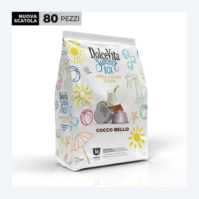 ITALFOODS - Dolce Gusto - Solubile - Cocco Bello Ice - Conf. 16