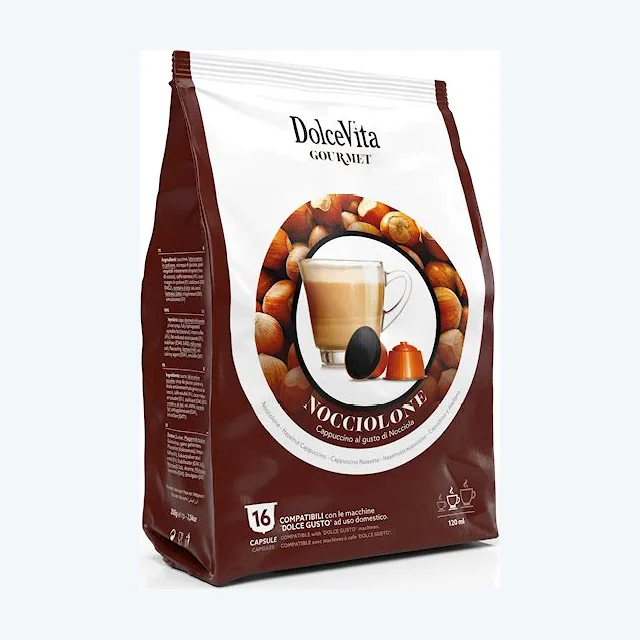 ITALFOODS - Dolce Gusto - Solubile - Nocciolone - Conf. 16