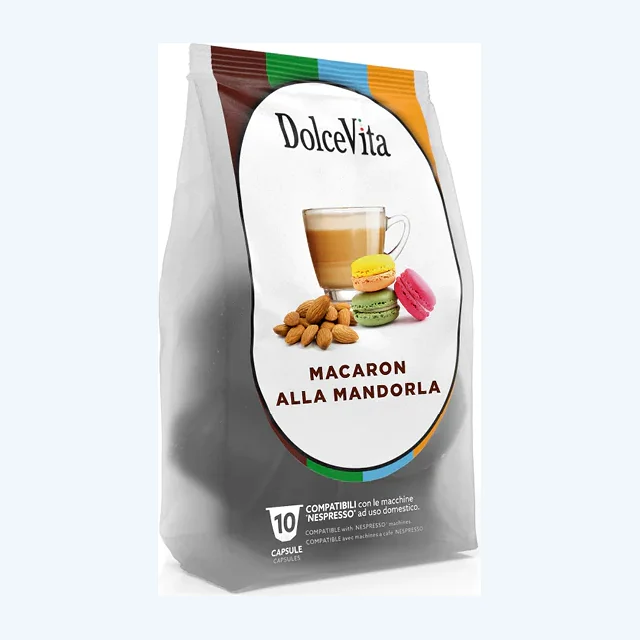 ITALFOODS - Nespresso - Solubile - Macaron Mandorla - Conf. 10