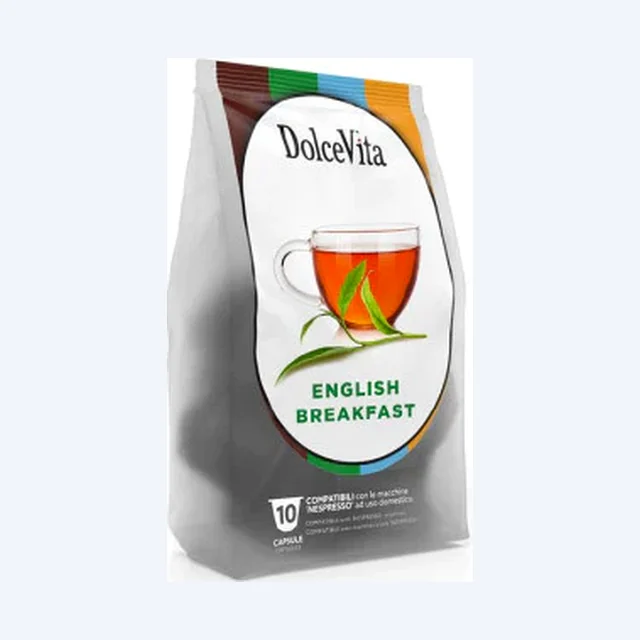 ITALFOODS - Nespresso - te foglia - English Breakfast Tea- Conf. 10