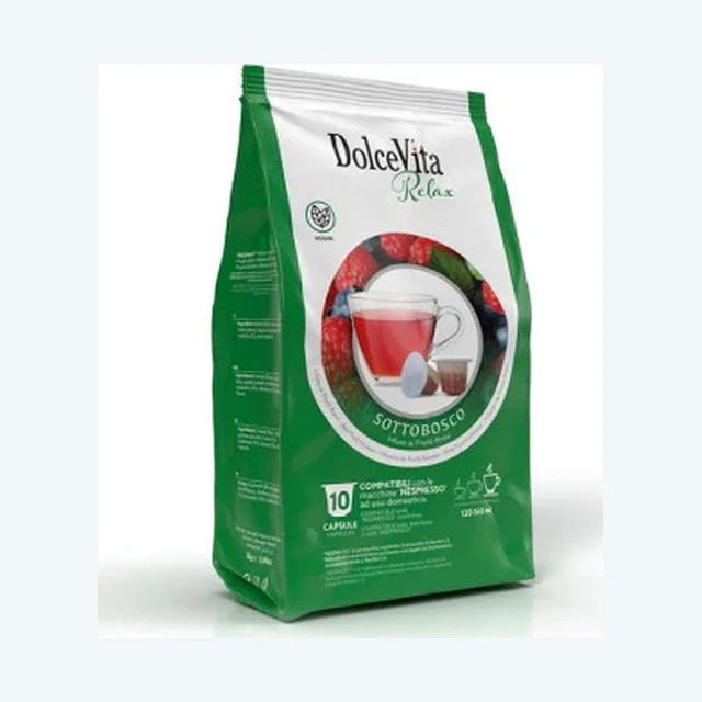 ITALFOODS - Nespresso - Tisana Foglia - Sottobosco - Conf. 10