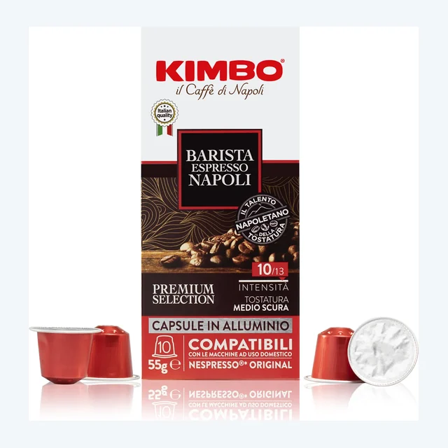 KIMBO - Nespresso - Caffè - BARISTA ESPRESSO NAPOLI allum - Conf.10