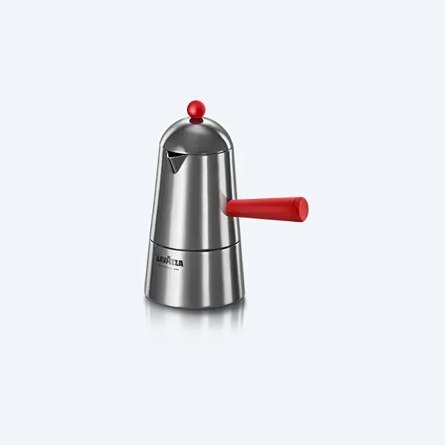 LAVAZZA - Caffettiera Moka - Carmencita Pop Rosso 3 tazze - Conf. 1