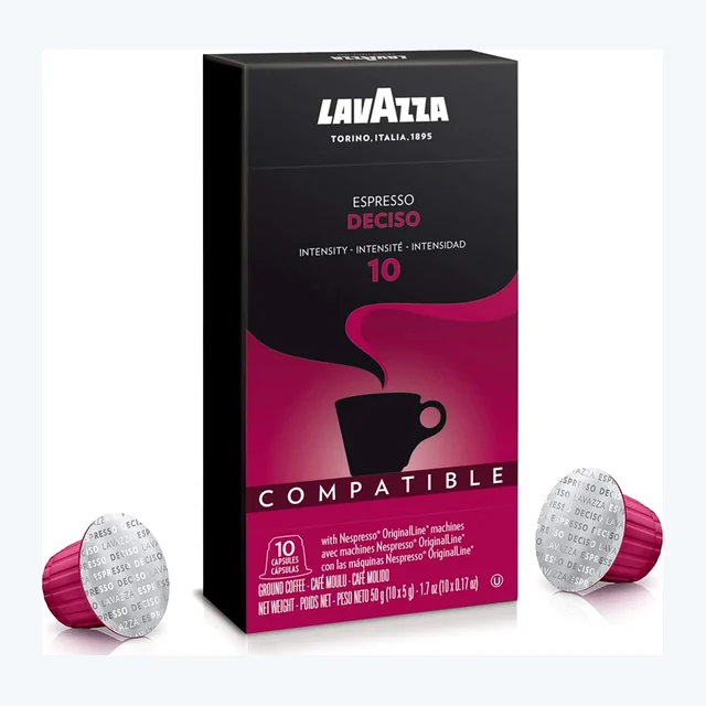 Lavazza Deciso  Nespresso Compatible Capsules: Intensity: 10  - Conf. 10
