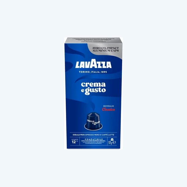 LAVAZZA - Nespresso - Caffè - Crema e Gusto Classico - Alluminio - Conf. 10