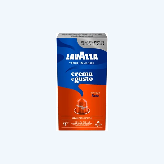 LAVAZZA - Nespresso - Caffè - Crema e Gusto Forte - Alluminio - Conf. 10