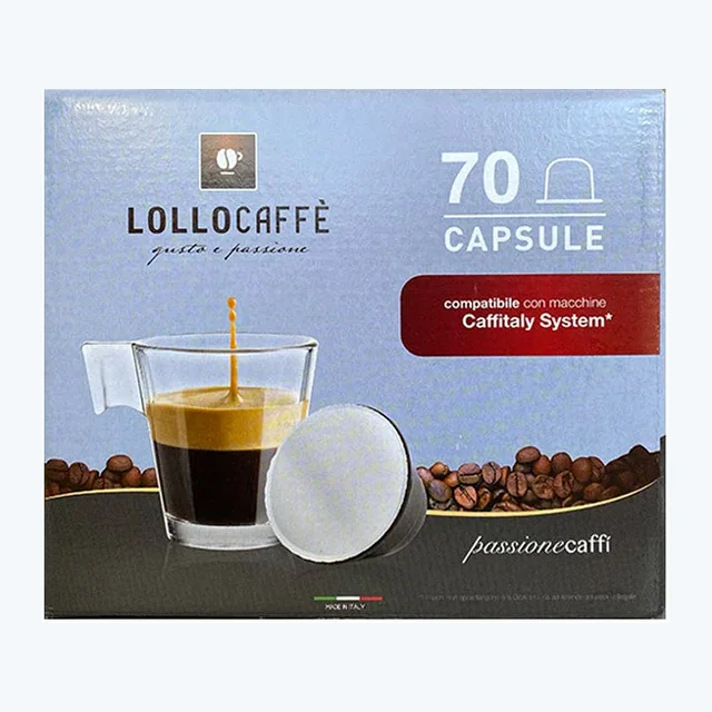 LOLLO - Caffitaly - Caffè - Nero - Conf. 70