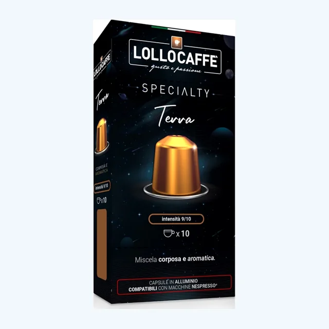 LOLLO - Nespresso - Caffè - Specialty Terra Alluminio - Conf. 10