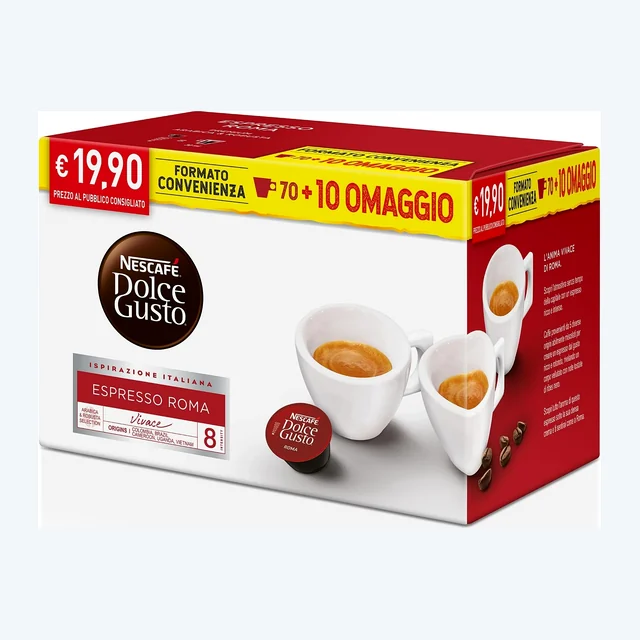 NESTLE' - Dolce Gusto - Caffè - Espresso Roma - Conf. 80