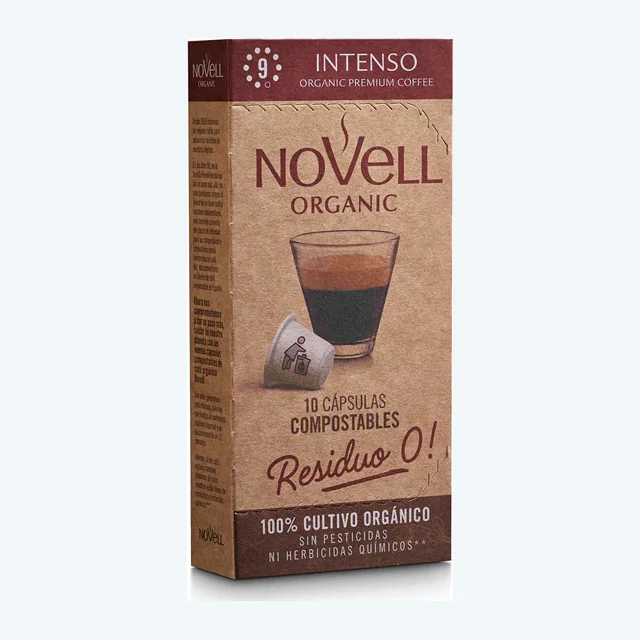 NOVELL -Nespresso - ORGANIC INTENSO-10 pc