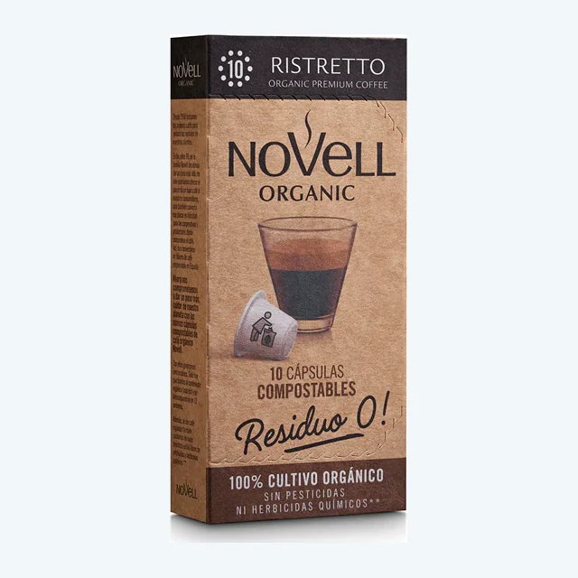 NOVELL -Nespresso -ORGANIC. RISTRETTO - 10 pc