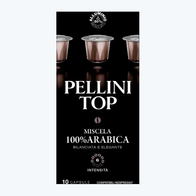 Pellini Top- Aluminum Capsules 10pc