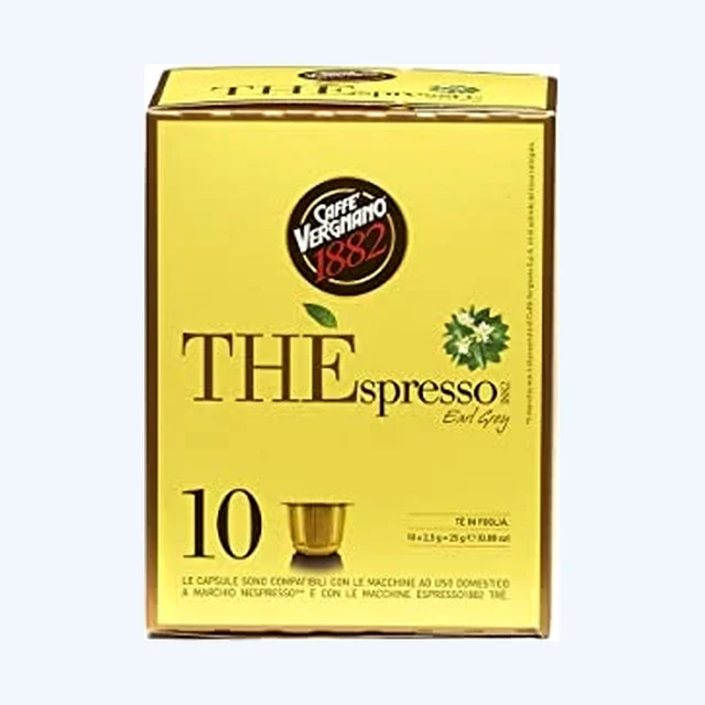 VERGNANO - Nespresso - Tè - Tè Earl Grey -Tea  Conf. 10