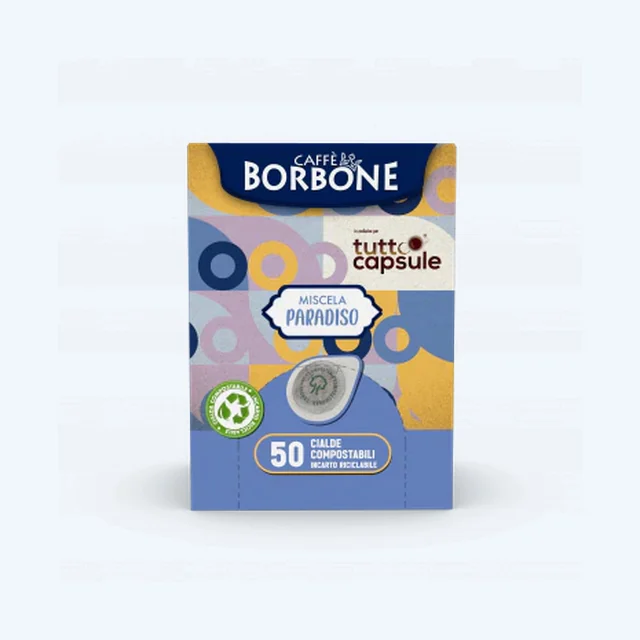 CAFFE BORBONE PARADISO DOSETTES ESE CIALDA PODS X50 EXCLUSIVITE