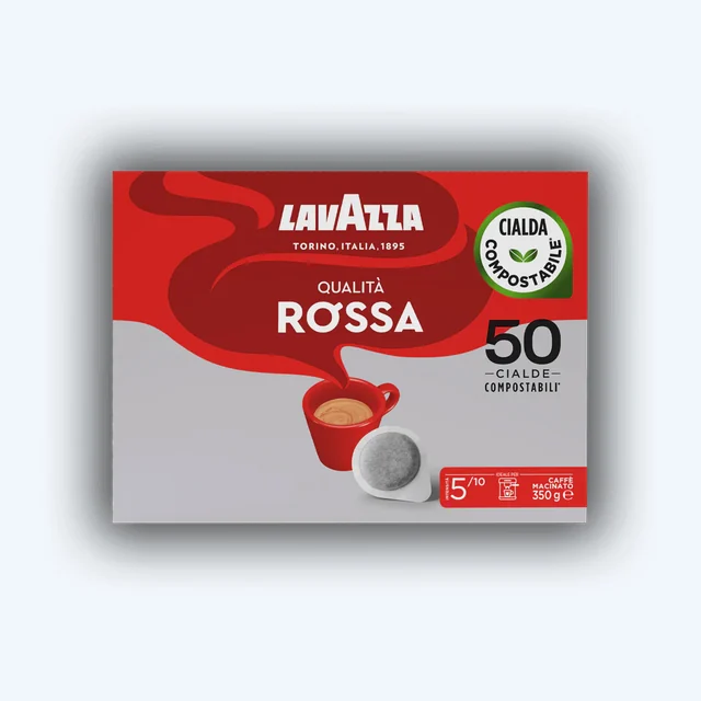 LAVAZZA  CAFFE ROSSO-DOSETTES ESE, CIALDA, PODS x 50