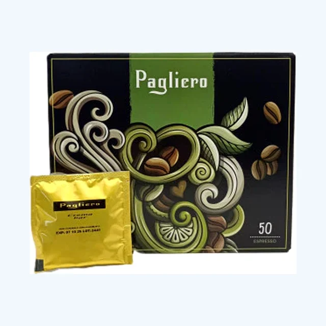 PAGLIERO CAFFE CREMA BAR DOSETTES ESE, CIALDA, PODS X50