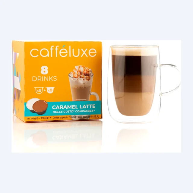 Caffeluxe Caramel Macchiato Dolce Gusto (8+8)