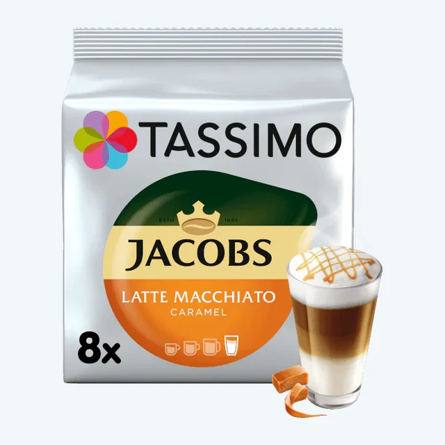 latté macchiato caramel Capsules Tassimo