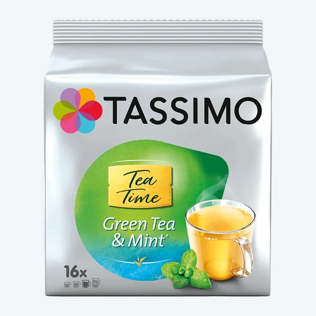 Thé vert green tea  Capsules Tassimo