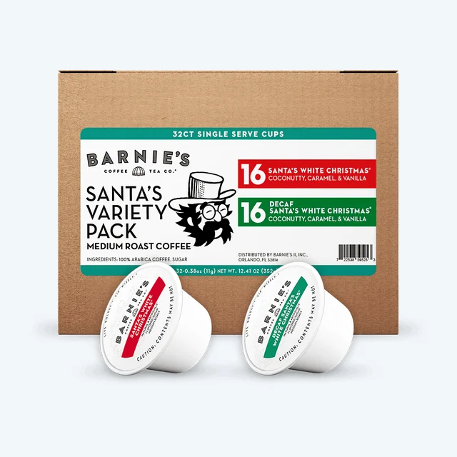 Santa's Single Serve Cups Variety Pack, 32ct.