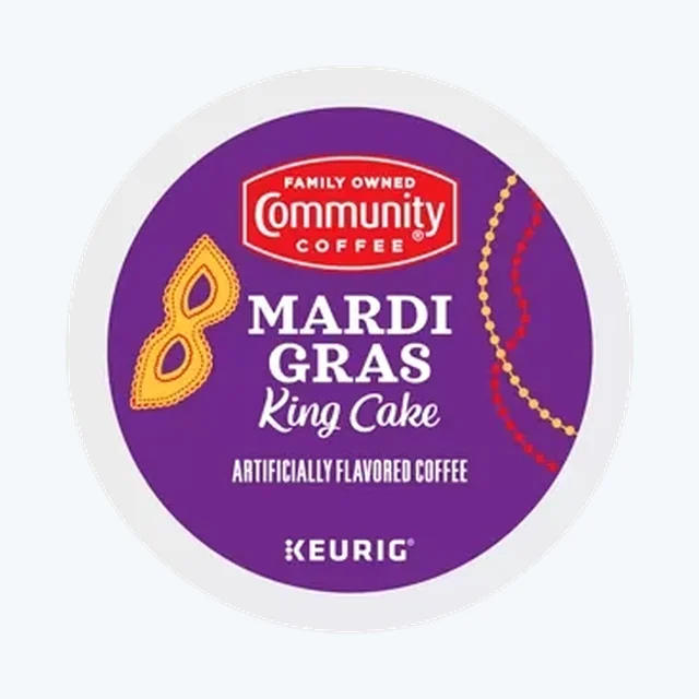 Mardi Gras King Cake Coffee