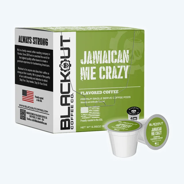 JAMAICAN ME CRAZY® FLAVORED COFFEE PODS 18CT
