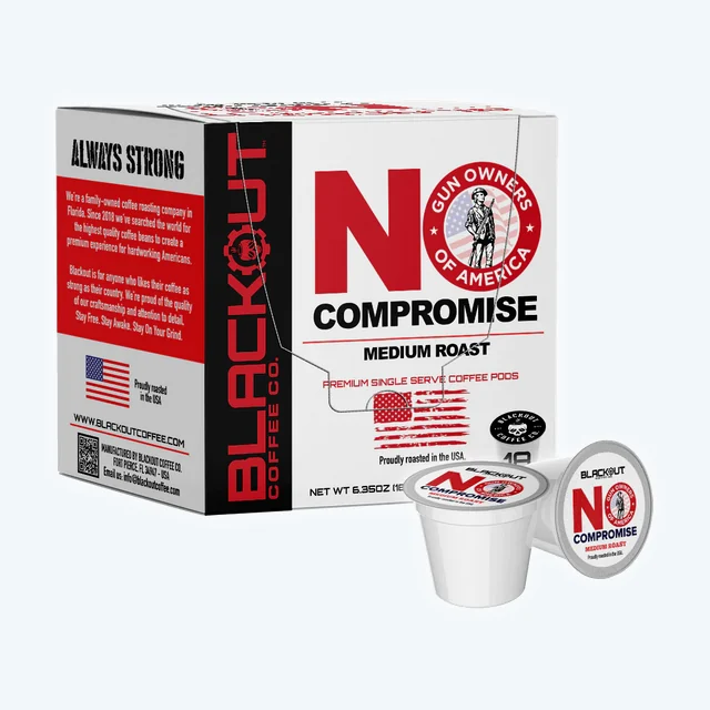 NO COMPROMISE GOA MEDIUM ROAST COFFEE PODS 18CT