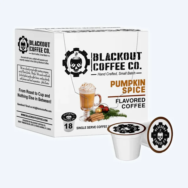 PUMPKIN SPICE FLAVORED COFFEE PODS 18CT