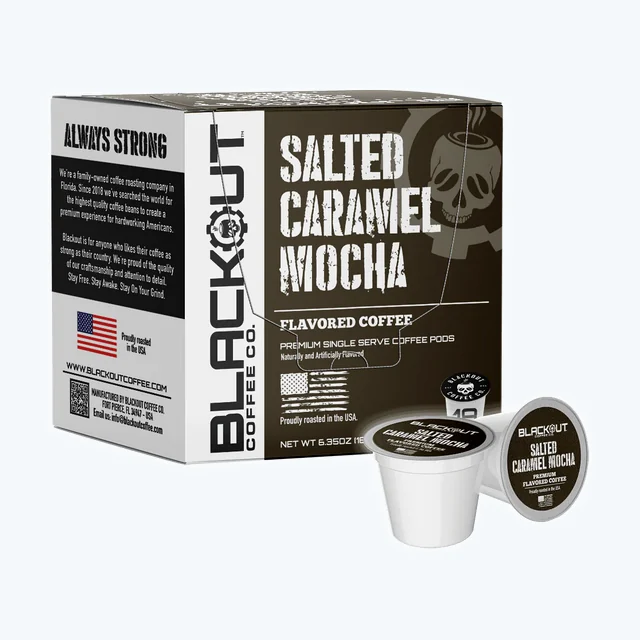 SALTED CARAMEL MOCHA FLAVORED COFFEE PODS 18CT
