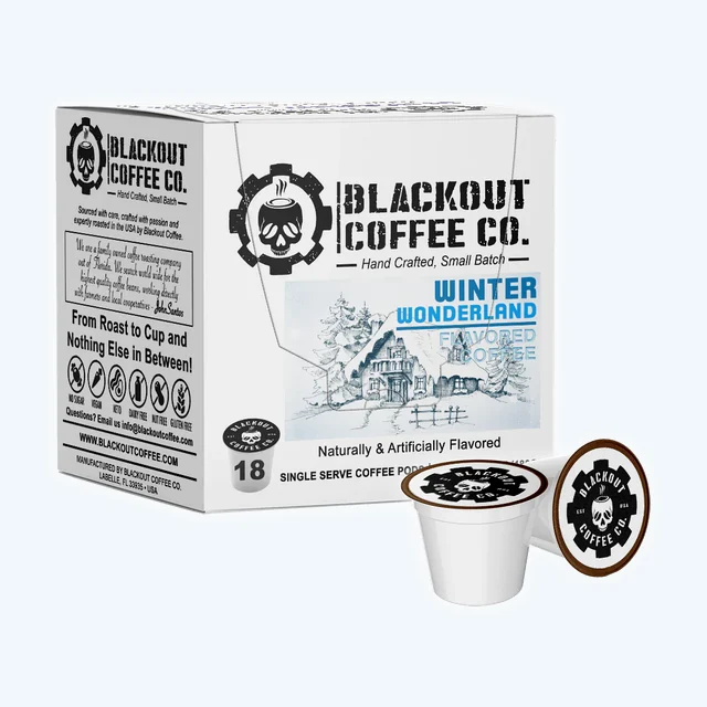 WINTER WONDERLAND FLAVORED COFFEE PODS 18CT