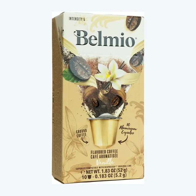 Belmio Vanilla Nespresso® Compatible Capsules, 10 Pack  ALUMINUM