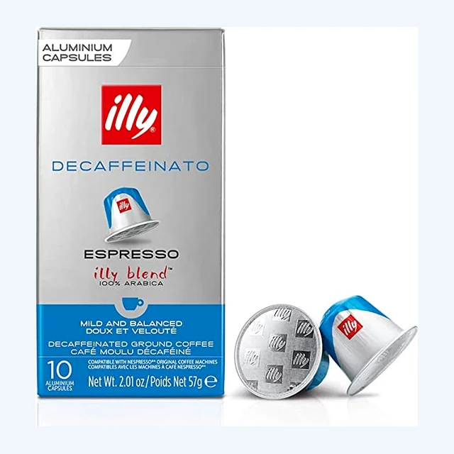 Illy Classico Decaffeinato Espresso Nespresso Compatible 10 CT