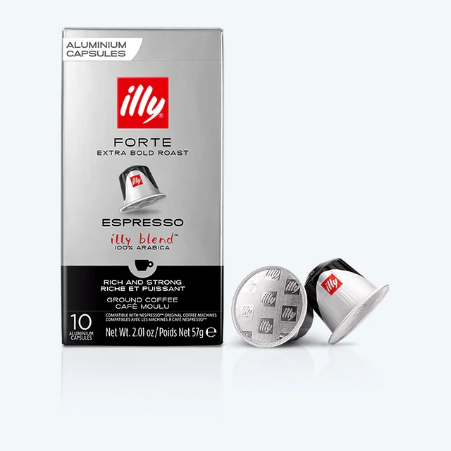 illy® - Nespresso® Compatible Capsules - FORTE roast 10 ct