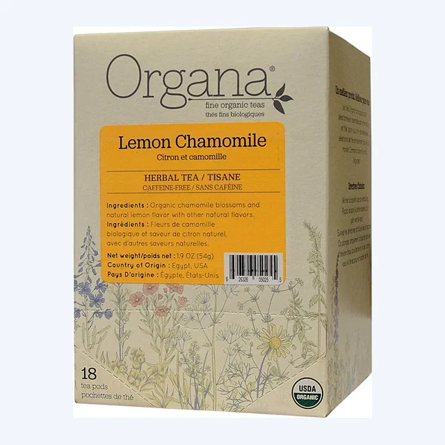 Organa Lemon Chamomile Tea Pods - 18ct