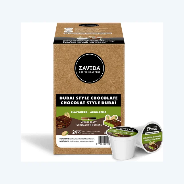 Zavida Z  Cups Dubai Style Chocolate 24 CT
