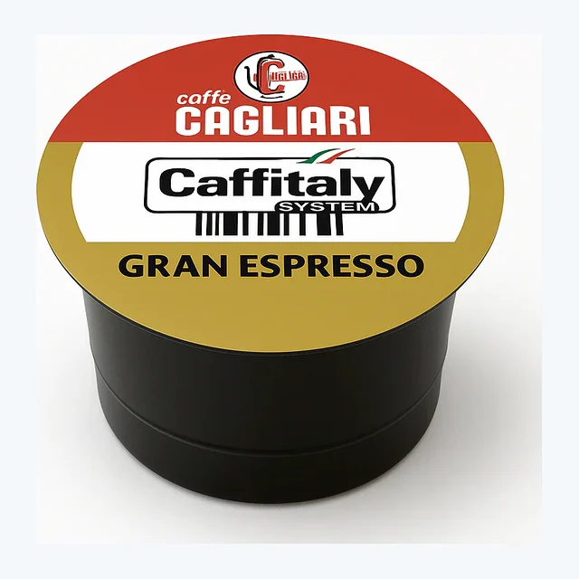 Caffitaly Cagliari Gran Espresso Coffee Capsules (1 Pack of 10)