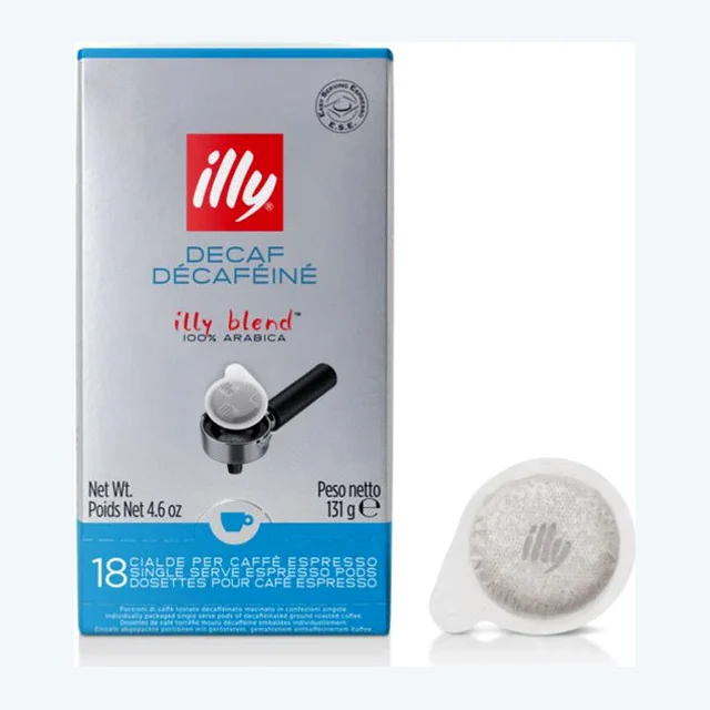 Illy Decaffeinated ESE Coffee Paper Pods (1 Pack of 18)