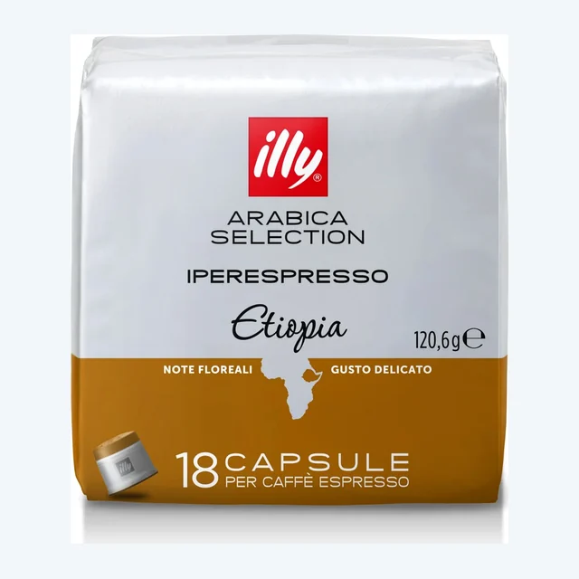 Illy IperEspresso Ethiopia Coffee Capsules (6 Packs of 18)