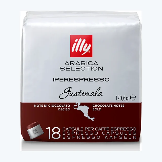 Illy IperEspresso Guatemala Coffee Capsules (3 Packs of 18)
