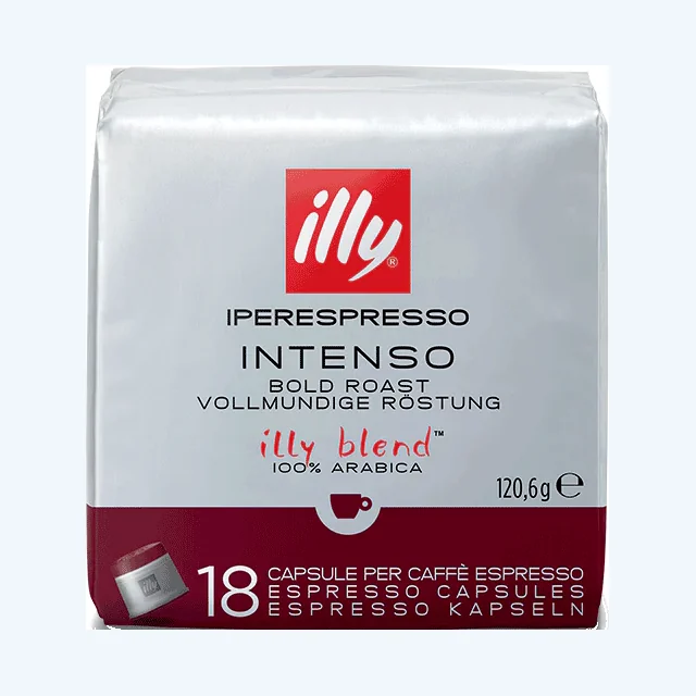 Illy IperEspresso Intenso Espresso Coffee Capsules (1 Pack of 18)