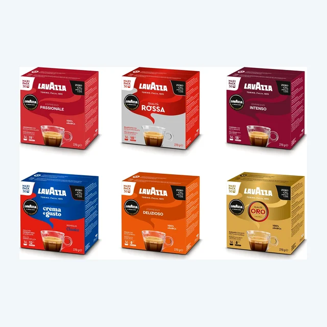 Lavazza A Modo Mio 216 Coffee Capsules Bundle (6 Packs of 36)