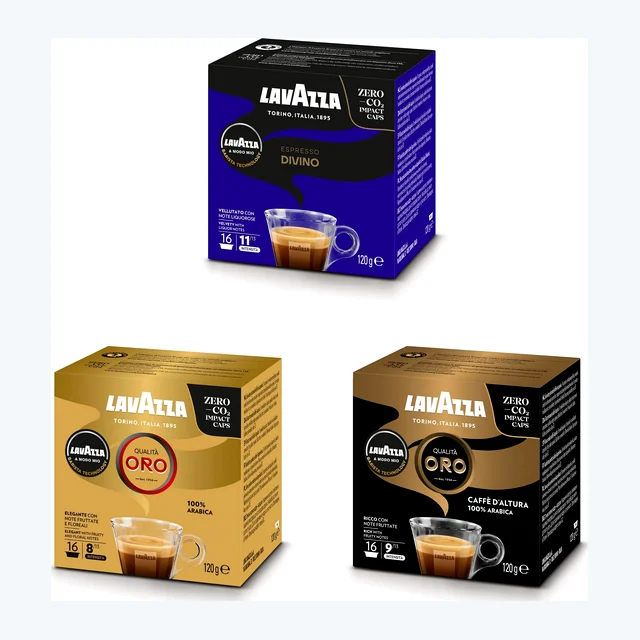 Lavazza A Modo Mio Coffee Capsules Premium Bundle (3 Packs of 16)