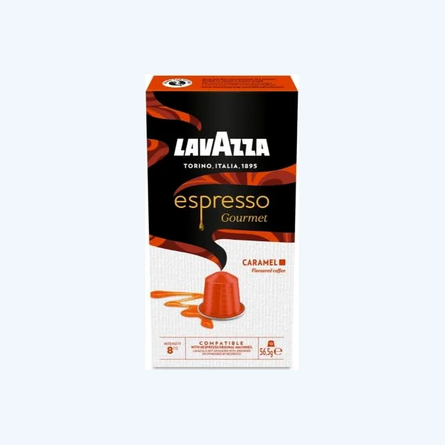 Nespresso Compatible Lavazza Espresso Caramel 30 Coffee Capsules