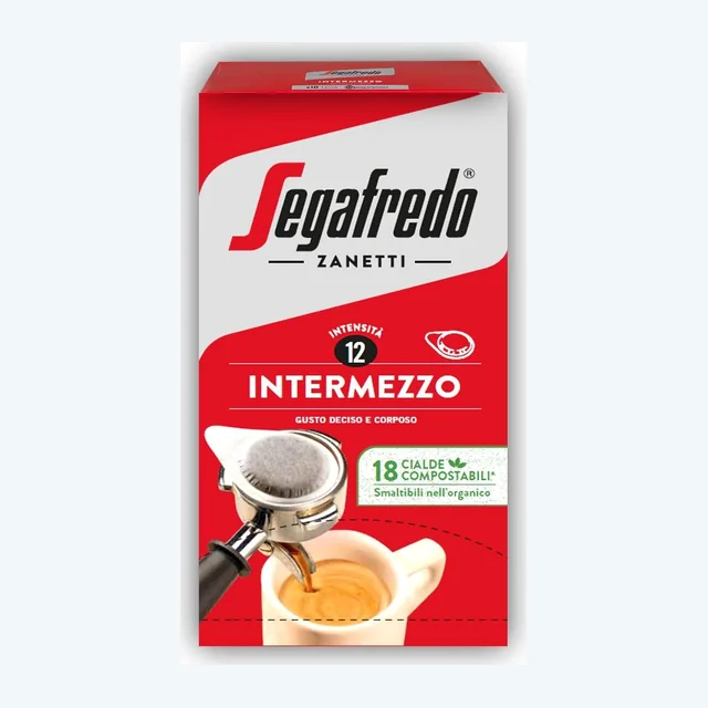 Segafredo Intermezzo ESE Coffee Paper Pods (1 Pack of 18)