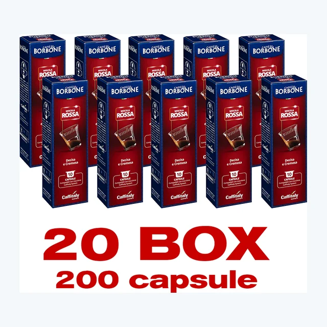 Borbone - Caffitaly ROSSO 200 capsule