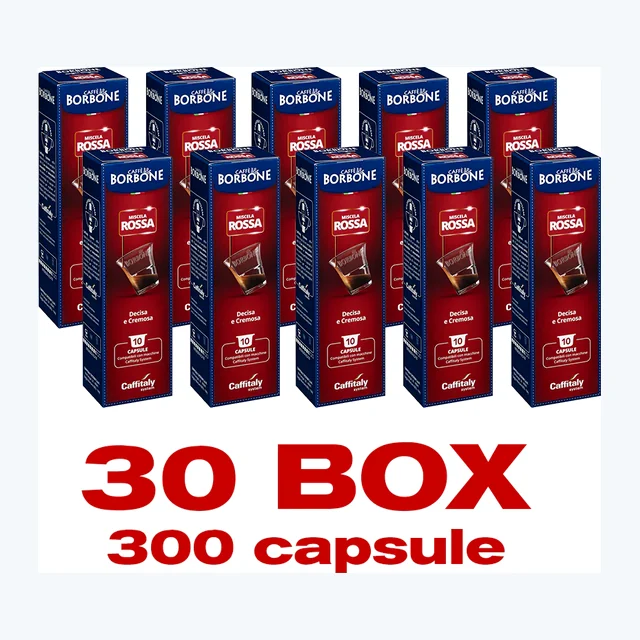 Borbone - Caffitaly ROSSO 300 capsule
