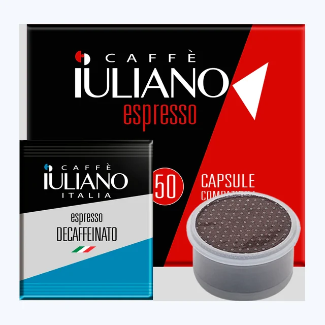 Capsule compatibili LAVAZZA ESPRESSO POINT®* miscela Decaffeinato BOX 50