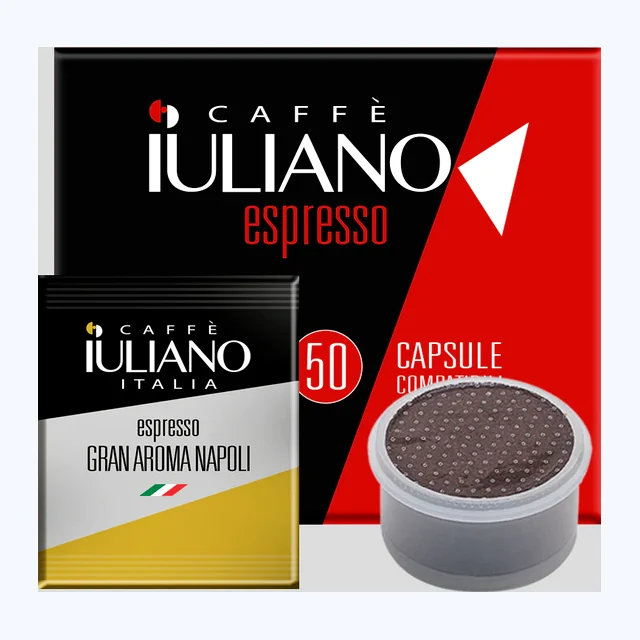 Capsule compatibili LAVAZZA ESPRESSO POINT®* miscela Gran aroma BOX 50