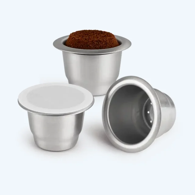 Capsules réutilisables & rechargeables en inox compatibles Nespresso®