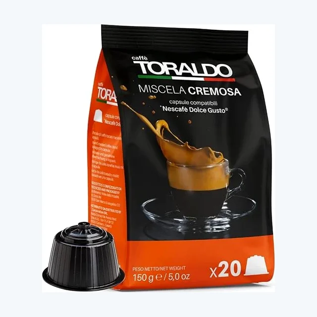 100 Capsule Compatibili Dolce Gusto - Toraldo Miscela Cremosa